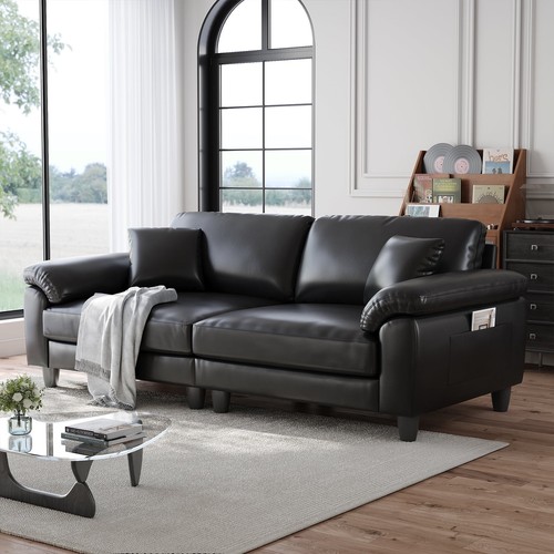 Homshade lmjsf03 black - lmjsf03-pu-black, 83"