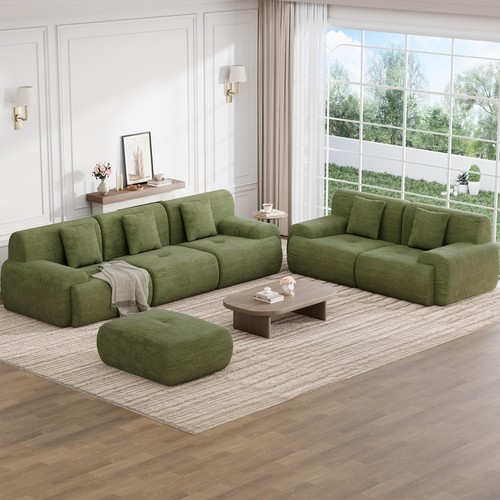 Shaped loveseat - u, loveseat/l