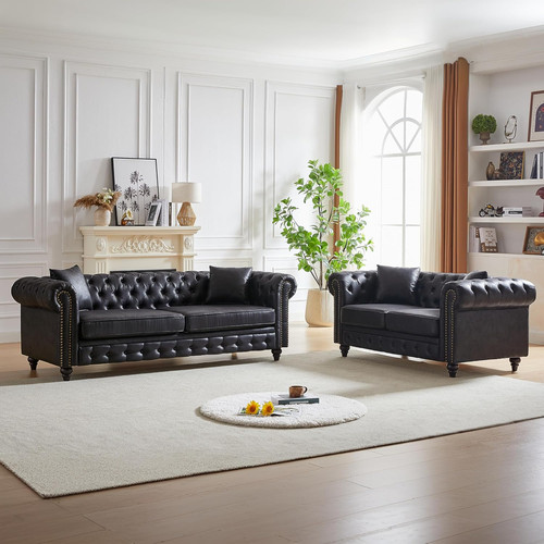 Chesterfield sofa retro style - chesterfield,